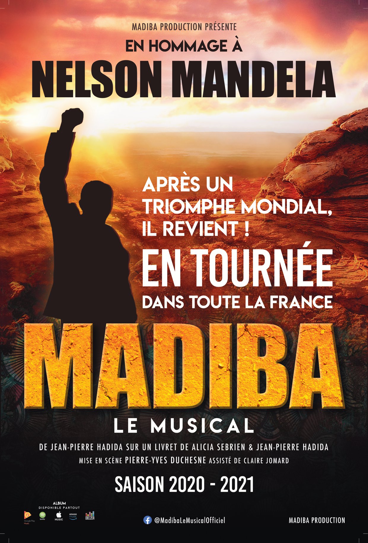Chanson D'amour Pour Un Homme Loin Madiba le musical
