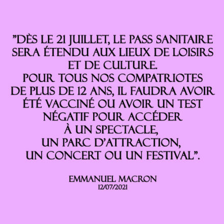 Extension du pass sanitaire