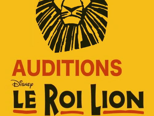 Auditions pour Le Roi Lion